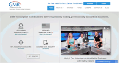 Desktop Screenshot of gmrtranscription.com